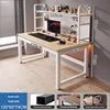 Small Bedroom Study Desk Hutch All in One Combination Desktop Computer Hole Board Gaming Table