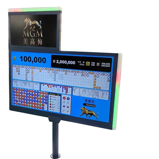 Deluxe Poker Casino Entertainment Gambling Table Casino Gaming Table Screens for Casino Table