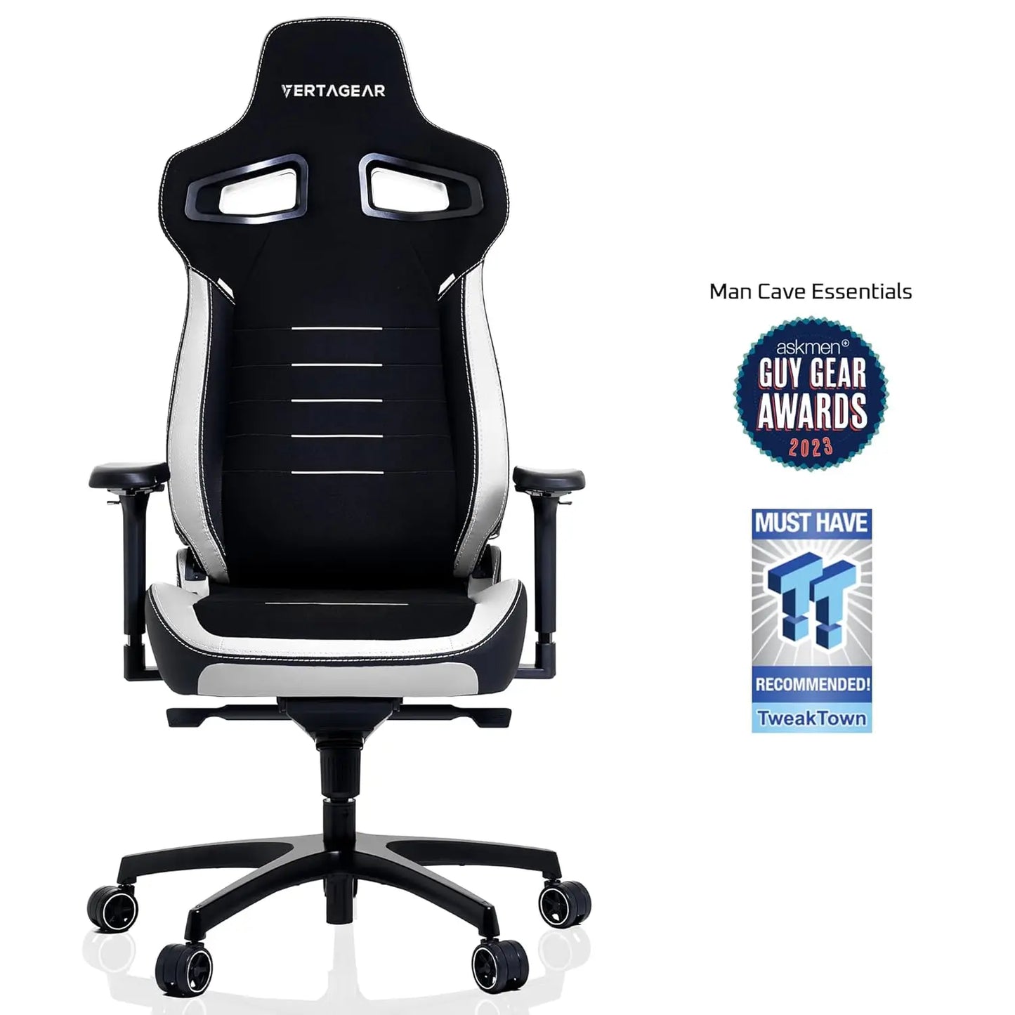 PL4800 Ergonomic Big & Tall Gaming Chair Featuring ContourMax Lumbar & VertaAir Seat Systems - RGB LED Kits Upgradeable, Custom