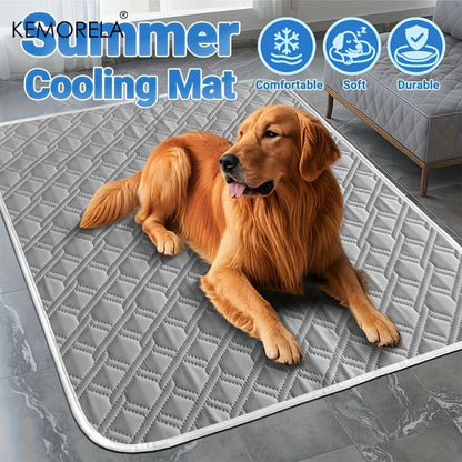 KEMORELA 1PC A Pet Cooling Pad Ceiling Washable And Anti Slip Bottom Large Dog Cooling Bed And Cat Ice Pad Cooling Pad For Pets