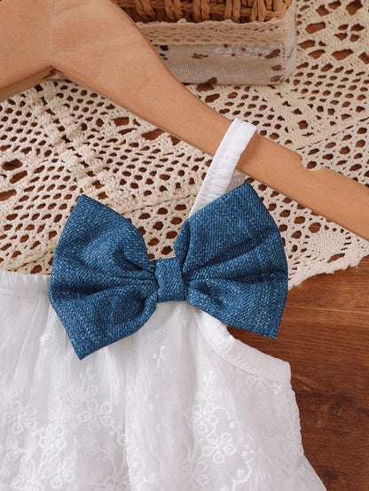 3Pcs Baby girl Lace Ruffled Camisole Top+Bow shorts+Heart mini bag Set suitable for 0-3 Year Baby girl Summer Fashion Set