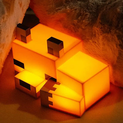 Fox Free Standing Desk Light, Gaming Room Home Decor and Merchandise for Boys and Girls, Nightlight Gift for Playroom Bedroom