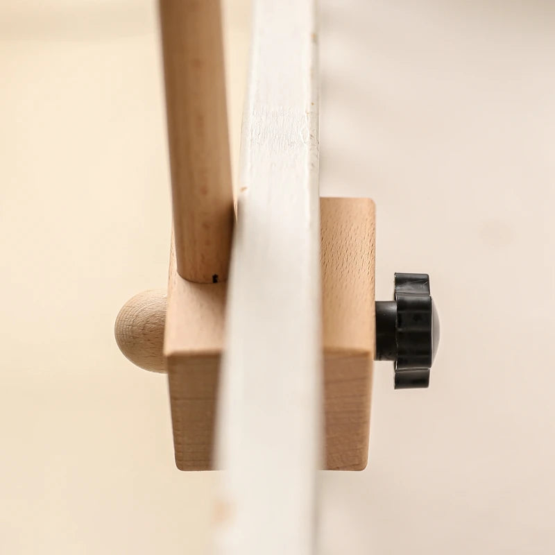 Baby Wooden Crib Mobile Bed Bell Hanging Rattle Toy Newborn Music Box Bed Bell Hanging Toys Holder Bracket Infant Crib Baby Gift