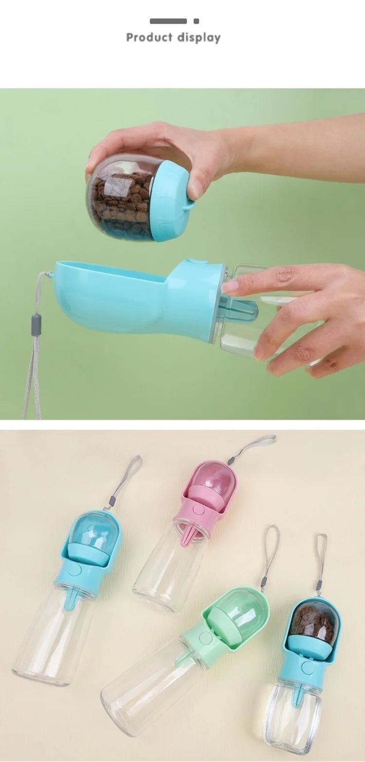 320/500ML Portable Dog Cat Water Bottle for Dog Gourd Walk Drinking Bottle Dog Pet Supplies Food Bowl