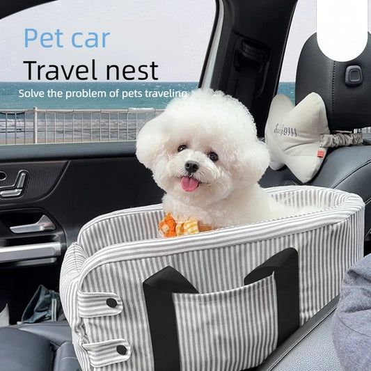 Car Center Console Pet Safety Seat Dog Bed Mat Cat Mat Car Supplies Portable Travel Rest for Dogs And Cats