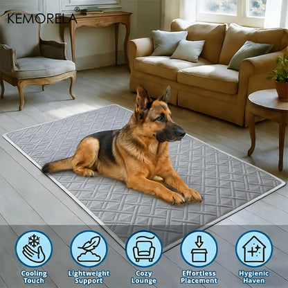 KEMORELA 1PC A Pet Cooling Pad Ceiling Washable And Anti Slip Bottom Large Dog Cooling Bed And Cat Ice Pad Cooling Pad For Pets