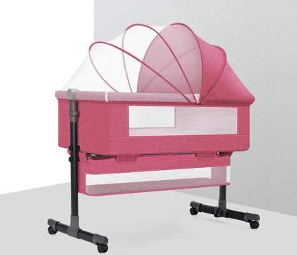 Swing Baby Bassinet Swing Bedside Crib As Well As Manually Swinging Crib Bed 3-in-1 Portable Crib for Newborns and Baby