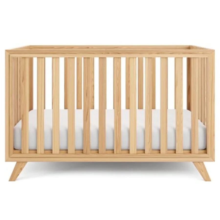 Comfy Cubs Baby Crib for 0 to 3 Years - Adjustable Mattress Height, en Crib for Baby, Elegant Nursery Furniture, Designed in Th